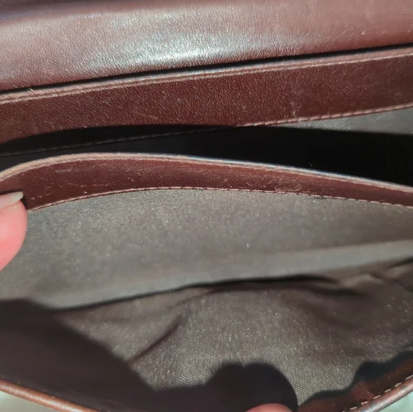 Fendi Authentic Zucca Brown Monogram Wallet Or Shoulder Bag with Silver Chain - Picture 7 of 10